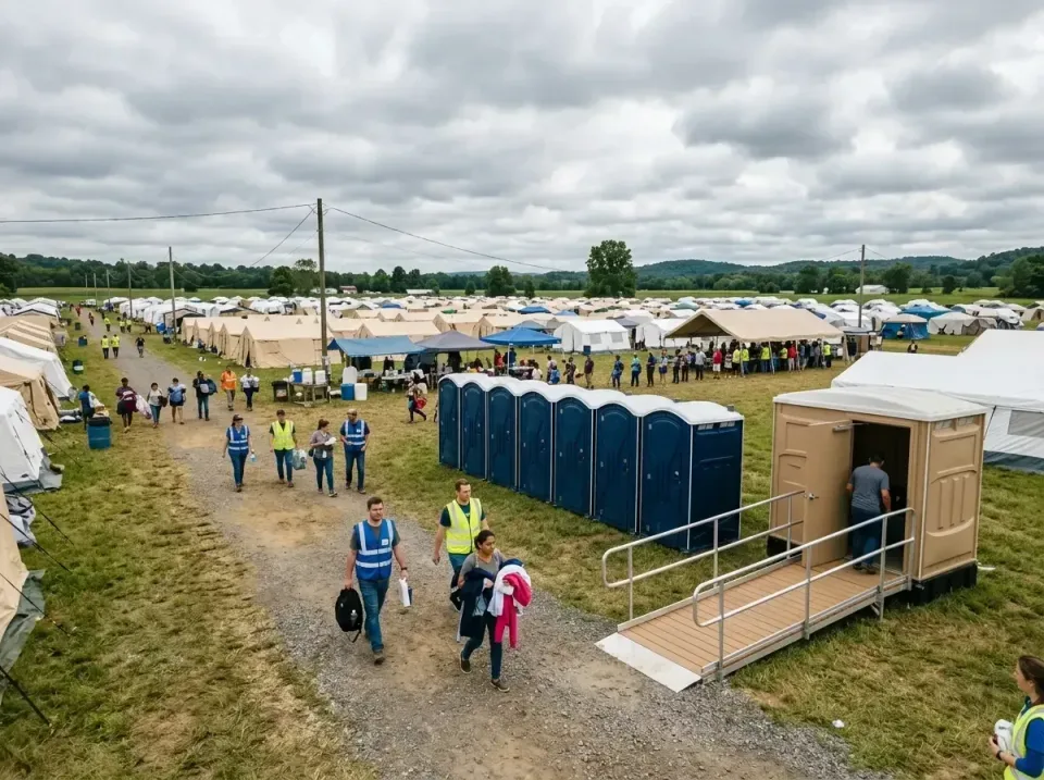 disaster-relief-camp-restrooms-010 — frequently asked questions, Dumpster & Portable Bathrooms Rental in Tazewell, VA